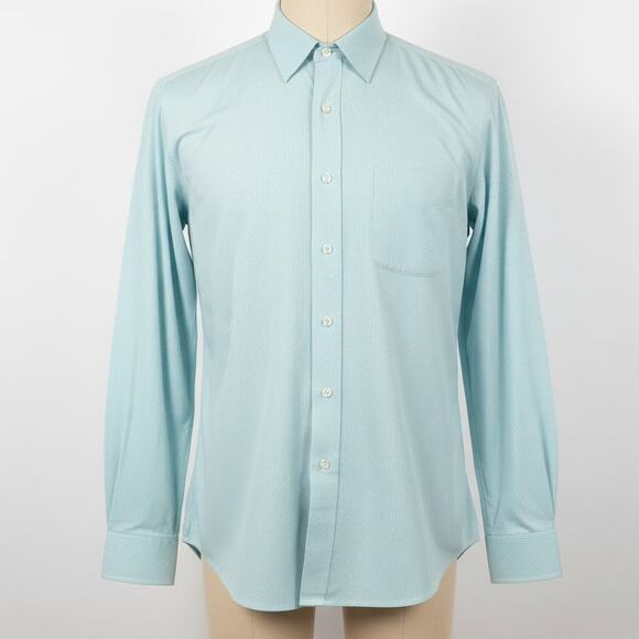 Brooks Brothers Regent Button Down Shirt Green Blue Checker Cotton 16-32 Large - Picture 1 of 8